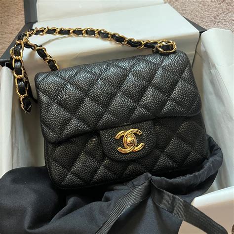 chanel caviar mini vintage